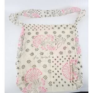 Free People Boho Flowers Stars Reusable Line Shopping Tote Bag